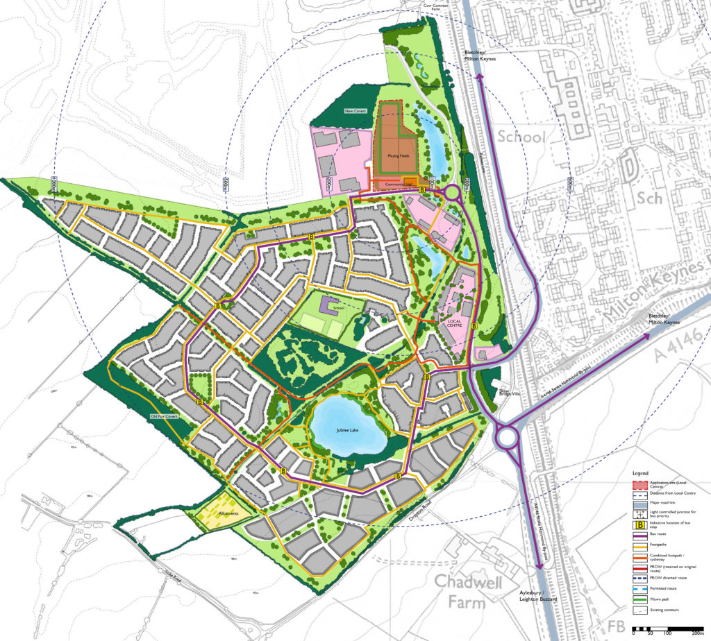 Allen Pyke Associates - Newton Leys, green infrastructure design