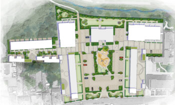 Frank Towell Court landscape masterplan